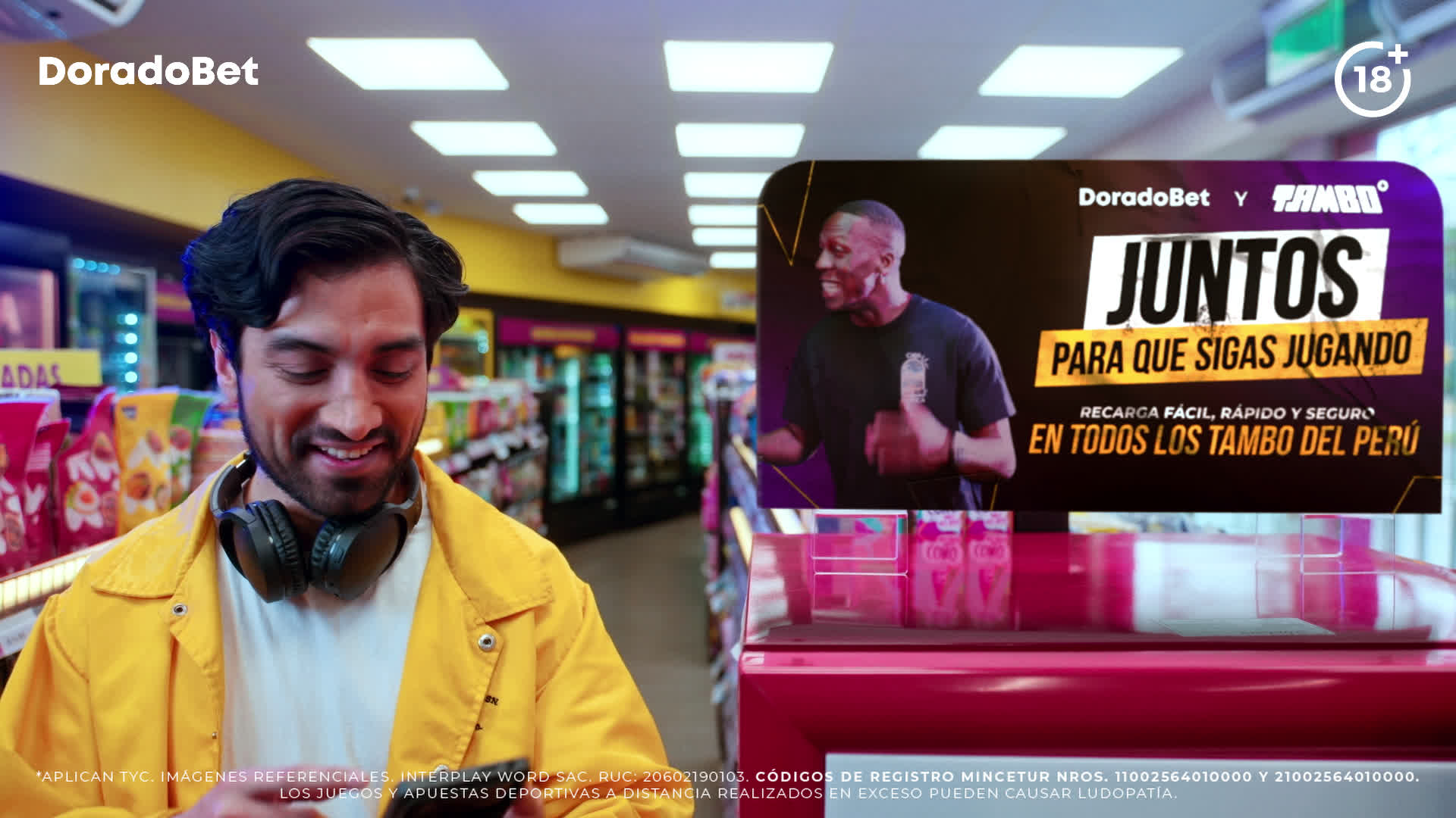 TV Commercial for DoradoBet + Tambo: Together so you keep playing, produced by B.CONTENT in Lima, Peru